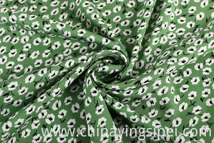 New product printed cloth viscose rayon fabric for women dresses